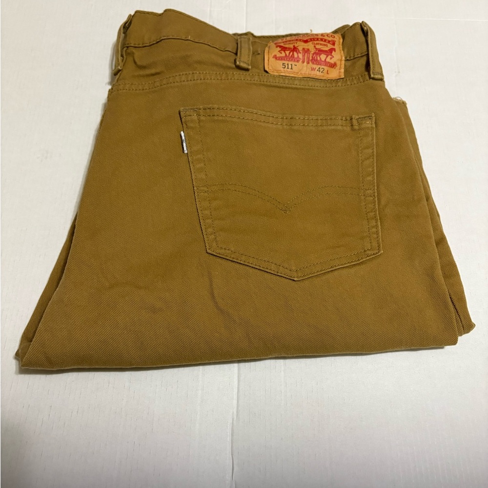 Levi's 511 Slim Fit Tan Jeans